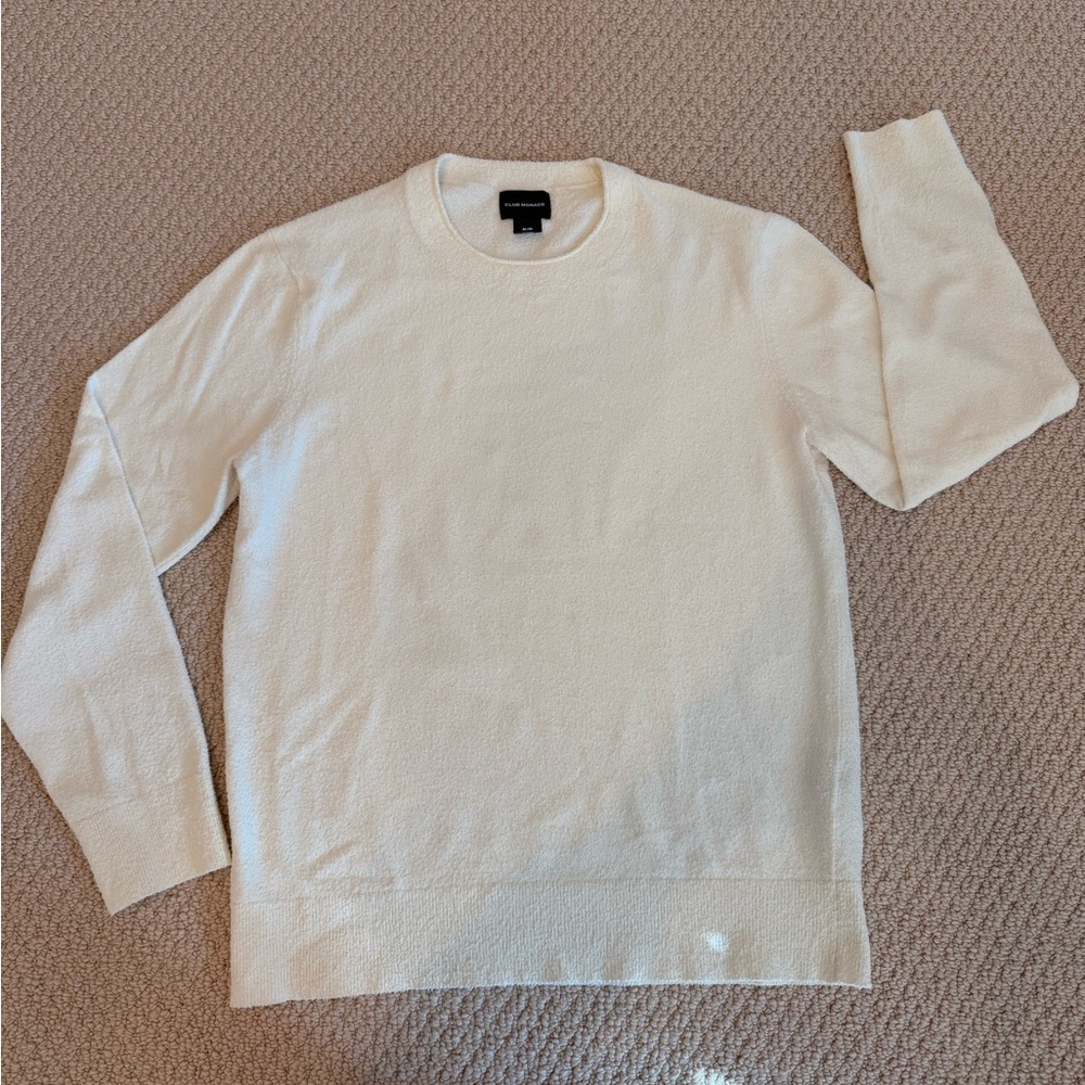 Men's Club Monaco Boucle Crew Sweater size M